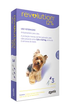 REVOLUTION 12% CX 3 TUBOS 0,25ML