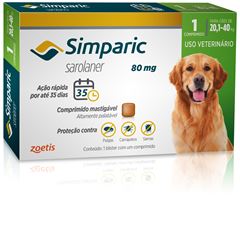 SIMPARIC 80 MG 1 COMP (20.1 - 40 KG)