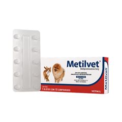 METILVET 5MG 10 COMP