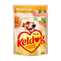 KELDOG SACHE FRANGO,ERVILHA,CENOURA 100G