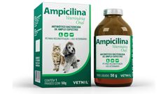 AMPICILINA VET ORAL PO 50 G