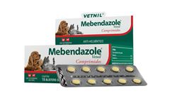 MEBENDAZOLE CAES/GATOS 25 DISP. 6 COMPR